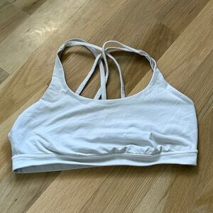 Lululemon White Sports Bra